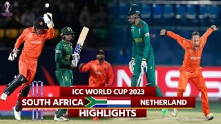 South Africa vs Netherlands World Cup 2023 Highlights: SA vs NED World Cup Today Match Highlights