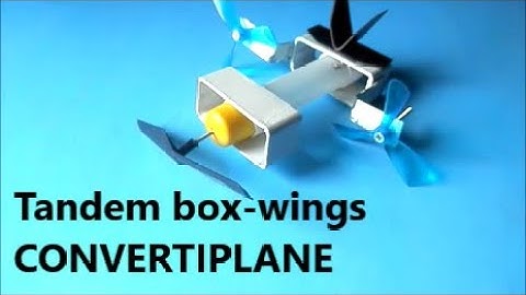VTOL v.s. cruising mode of fixed rotors convertiplane with fixed tandem compact thin quasi box-wings