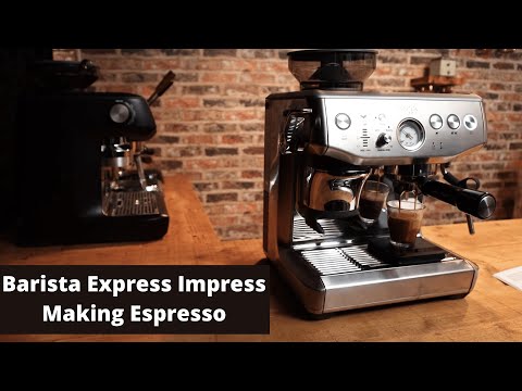 Sage (Breville) Barista Express Impress Review - Making Espresso