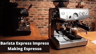 Sage (Breville) Barista Express Impress Review  Making Espresso