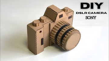 DIY DSLR Camera 📸 Using Cardboard! | Cardboard Craft Ideas | DIY Crafts