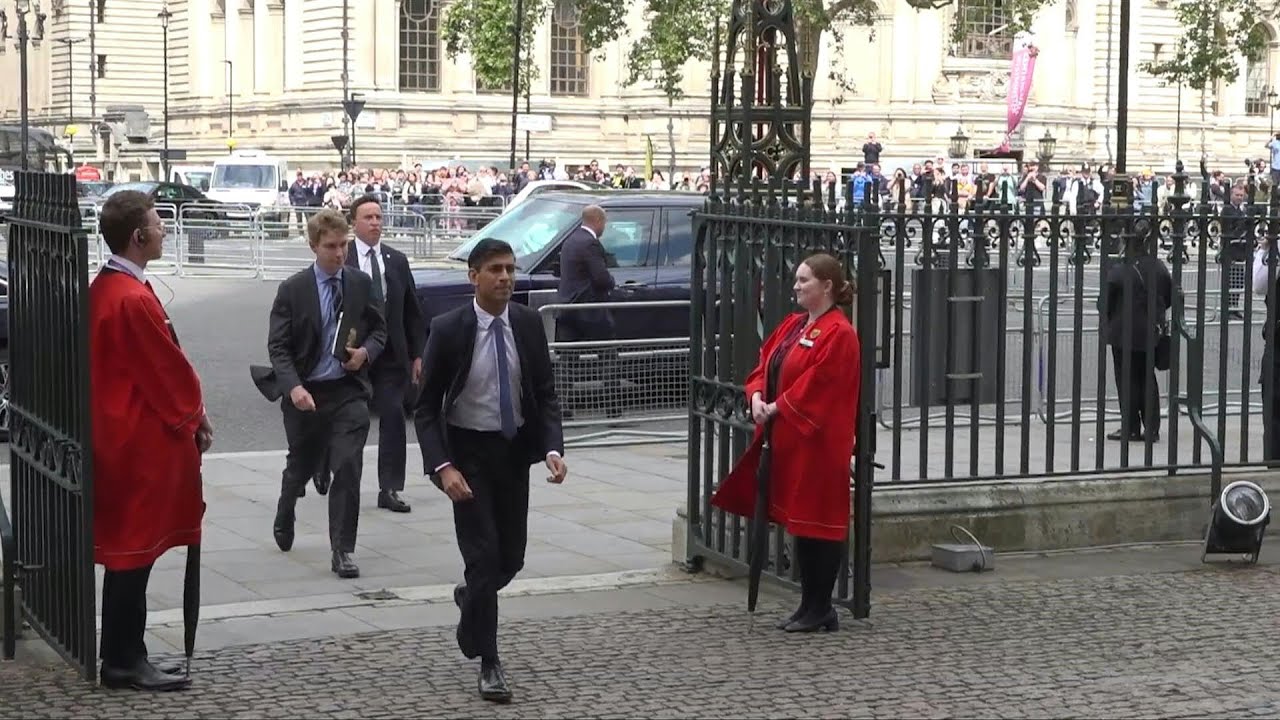 Politicians, royals arrive at Westminster Abbey to mark 75 years of Britain's health service | AFP
