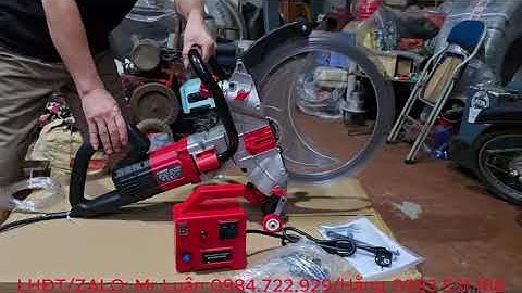 Máy cưa vòng - Máy cắt bê tông cầm tay lưỡi vòng cắt sâu tối đa 30cm (LC-WS425)#maycatbetong #shorts