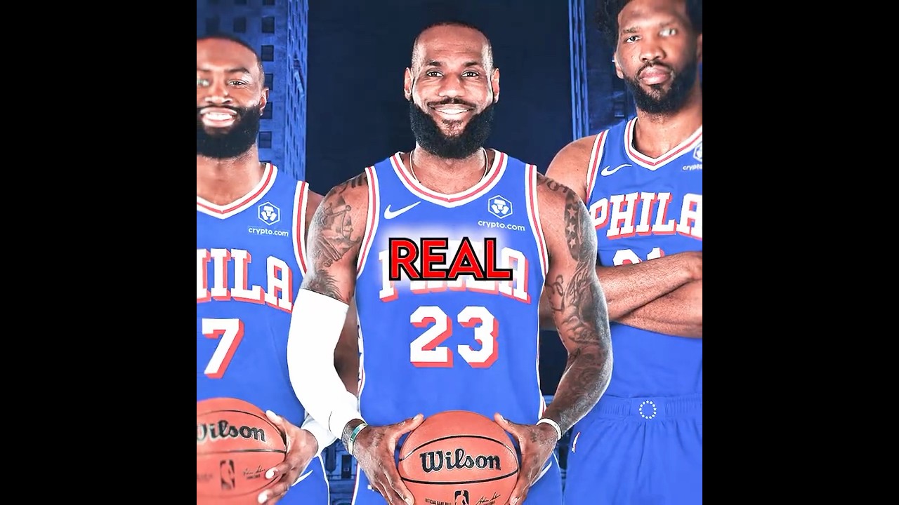 🔵 MAN ON THE SIXERS 🔴 LeBron James Song Edit 🏀 #nba #lebronjames #76ers #nbaedits #sports