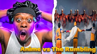 ANIME VS THE RUMBLING (Dave Ardito) - ANIME IN REAL LIFE 😱🔥REACTION