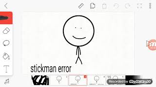 I got a stick man error