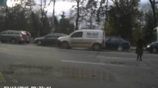 Sofia, Bulgaria road camera (Suicide pedestrian crossing)