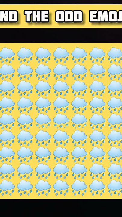 find the odd out emoji #emoji #emojyfind #emojichallenge #illusion #emojiquiz #emojipuzzle