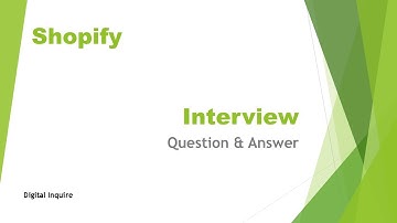 8 Job Interview Questions and Answers  Shopify interview questions #shopify #shopifyindia