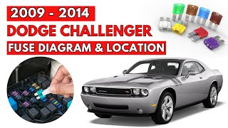 Dodge Challenger 2009 to 2014 Fuse Box Diagrams Location Guide