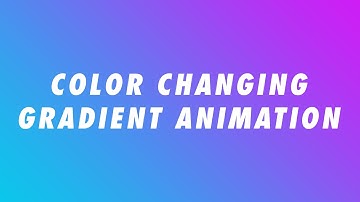 Color changing Gradient animation tutorial in after effects- Rotating colors