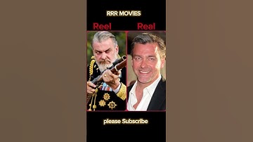 RRR all 🤩 characters Reel vs Real #viral#shorts #RRR  #movies