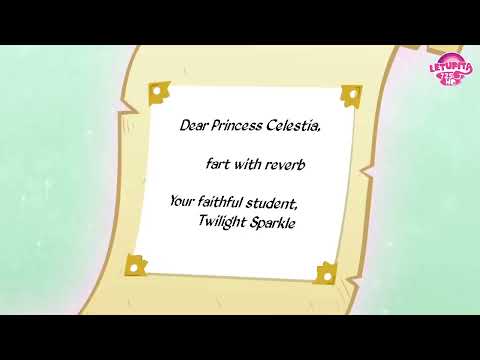 Dear Princess Celestia... fart with reverb