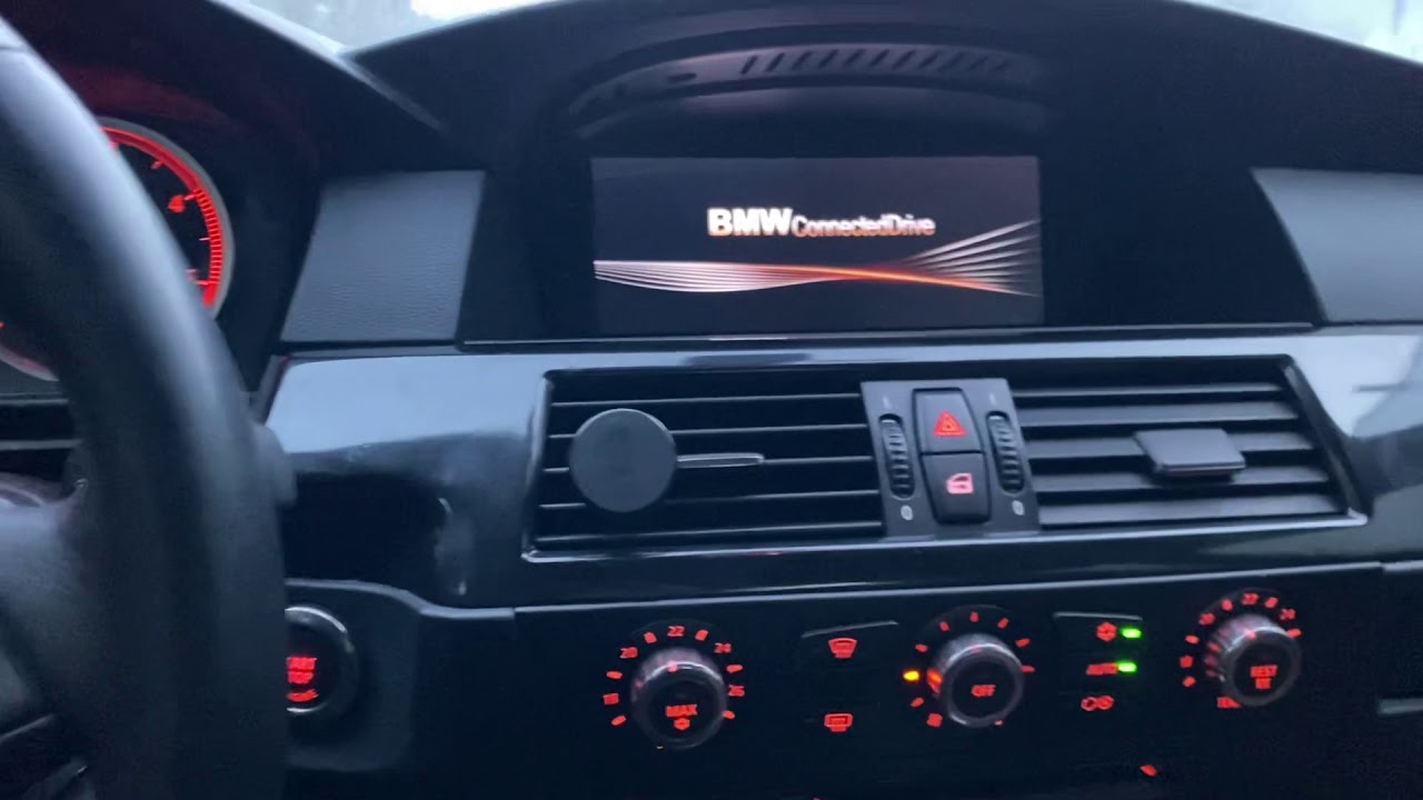 Как включить aux bmw e60