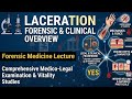 Laceration types mechanical injury forensic medicine lecture marrow