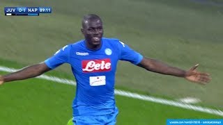 Juventus-Napoli 0-1 - KALIDOU KOULIBALY gol al 90° - Radiocronaca di Francesco Repice (22\/4\/2018)