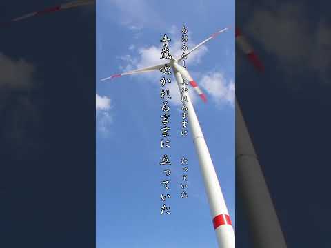 【 俳句、AI、私、般若心経、季語解説 】『青嵐 吹かれるままに 立っていた 』#shorts #music