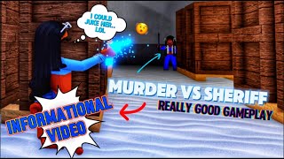 WANNA LEARN HOW TO JUKE PLAYERS? 🧏🏽‍♀️ | Murder Vs Sheriff