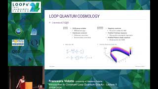 Francesca Vidotto: Covariant Loop Quantum Gravity - Lecture 5 - Loops'24 Summer School