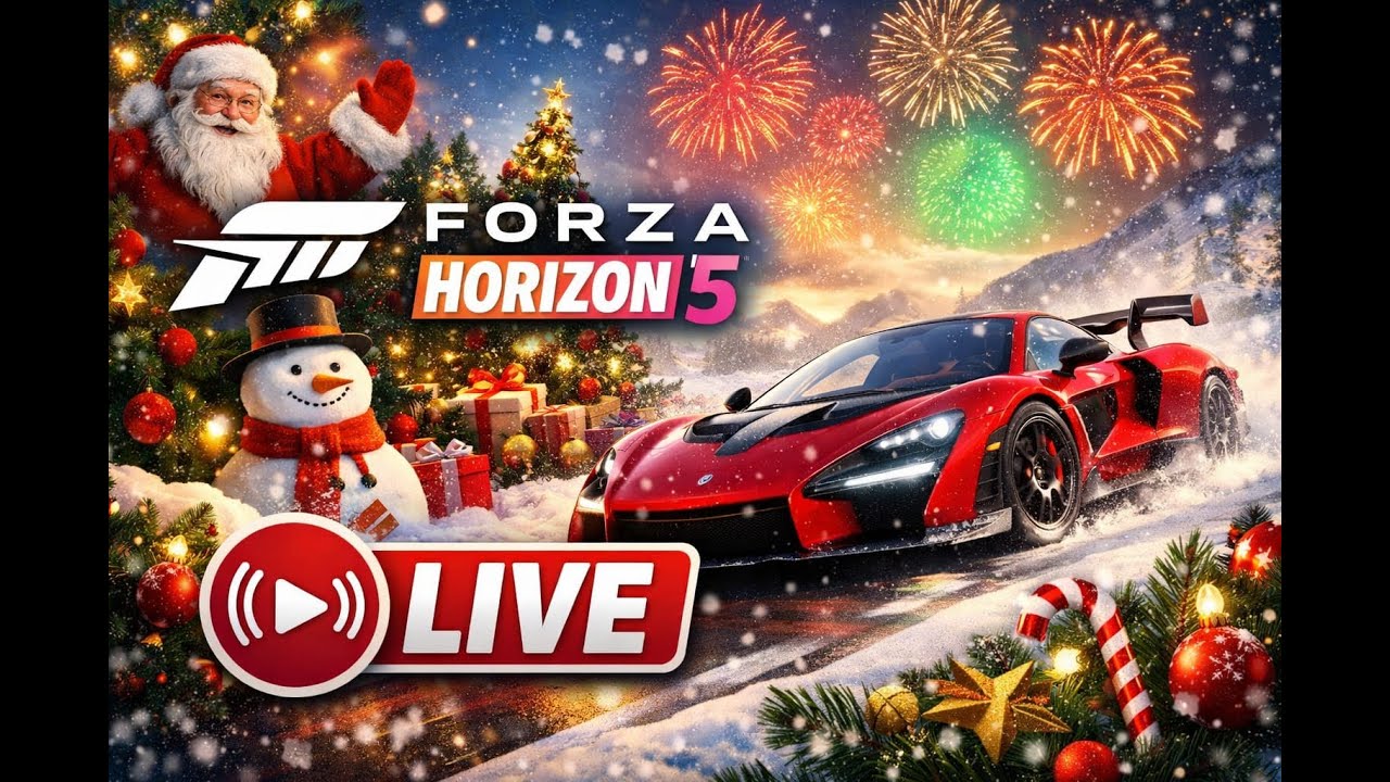 🔴 LIVE | Forza Horizon 5 | Christmas Racing | Rayzor Gaming 🎅🚗🔥