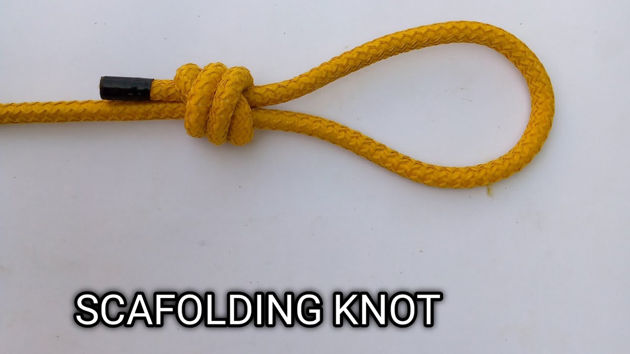 How to tie a Scaffolding knot?| #how #knots 👌@sajjad12455 - YouTube