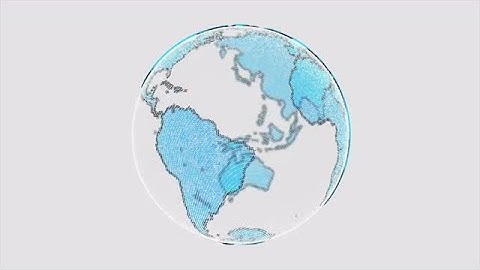 Digital Bright World Globe Loop Stock Motion Graphics