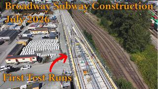 Broadway Subway SkyTrain Construction - July 2026