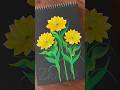 YELLOW Flowers acrylic painting technique💛🌼 #beginnerfriendly #acrylicpainting #flowerart