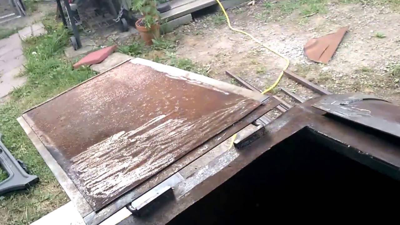 The Great Smoker Build (Part III) 275gallon fuel oil tank YouTube