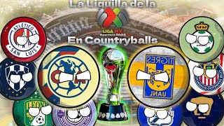 La Liguilla de la Liga MX Apertura 2023 en Countryballs #humor #countryballs