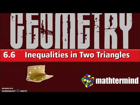 BIM Geometry 6-6 Inequalities in Two Triangles