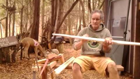 Having Fun Making a Juniper and Sinew Modoc Bow