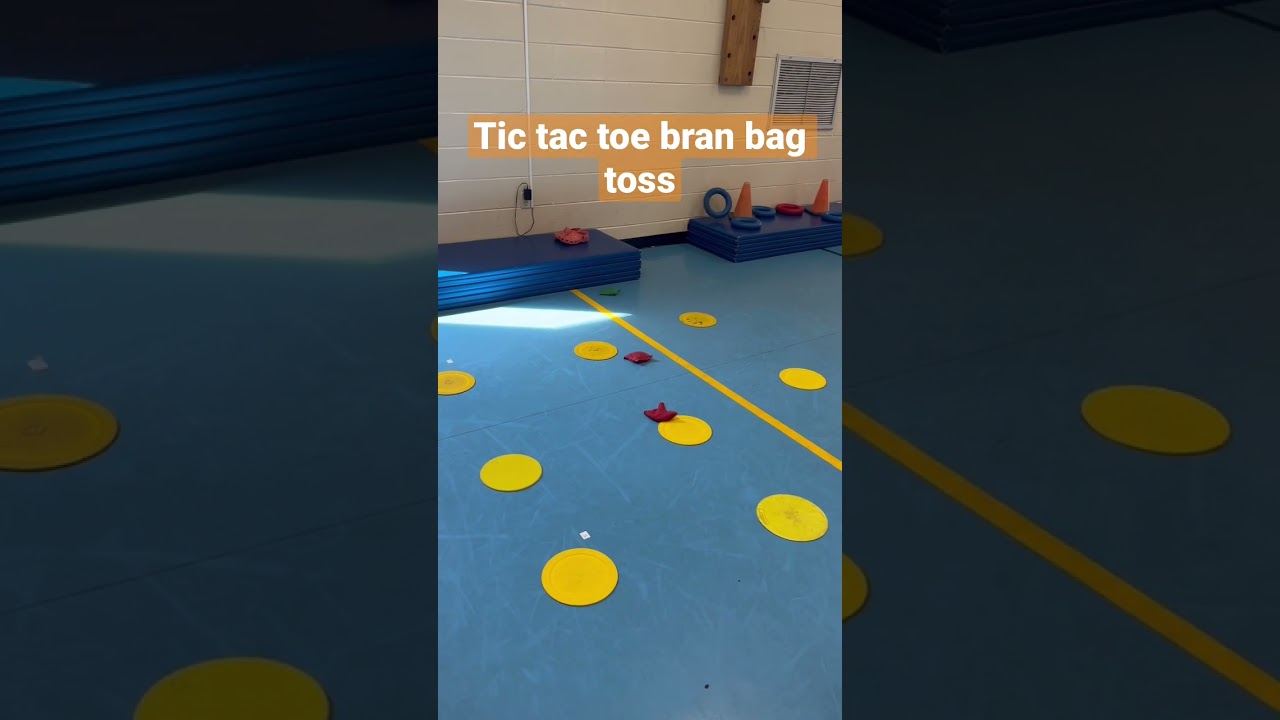 Tic tac toe bean bag toss! 