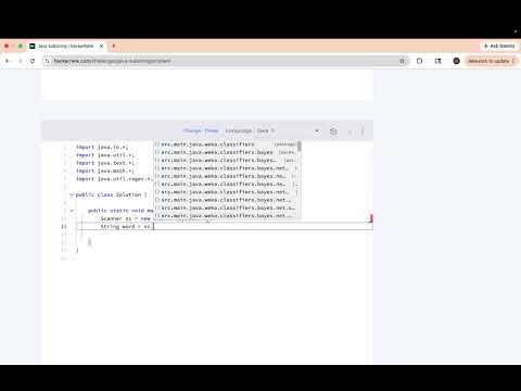 Hackerrank Java Substring