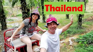 Тайланд.Парк Као Сок.Катание на слонах.Thailand.Khao Sok national park .Elephant Ride.