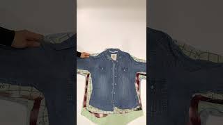 Denim Corduroy Flannel Tops A0208125-40 48 pcs 37 lbs Wholesale at Tiedemann Globe