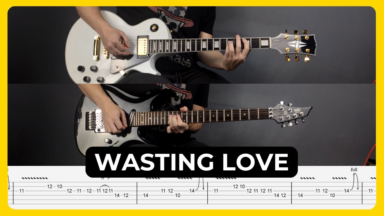 Wasting Love - Iron Maiden | Tabs | Guitar Lesson | Cover | Tutorial | Solo | All Guitar Parts