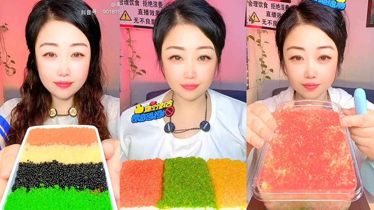 Traditional Fish Roe ASMR Eating | Soft Pop Seafood Mukbang #59