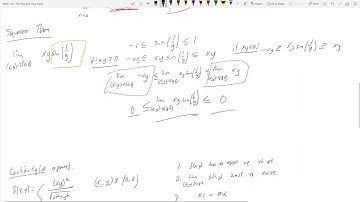 Math 114 - 14.2 - The Squeeze/Sandwich Theorem - The Plug and Chug Series #23
