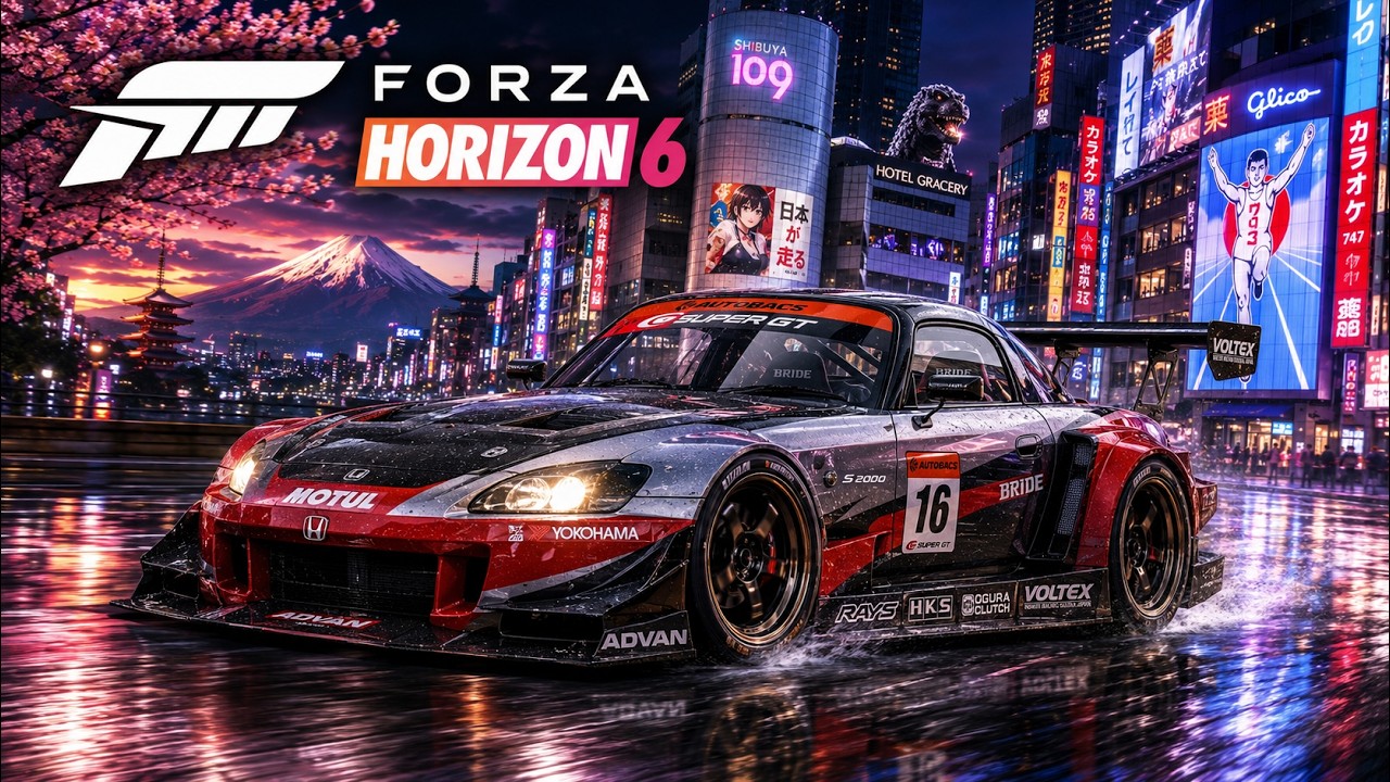 首都高ガチ勢が日本のオープンワールドをフィジカル走行する配信『ランランルゥーーーーー🍔』【Forza Horizon 6】