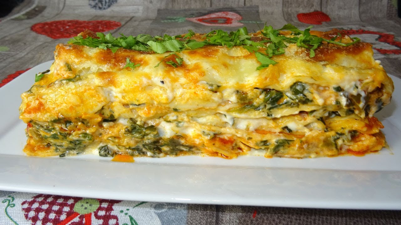 LASAÑA DE ESPINACAS | RECETA PARA NAVIDAD FÁCIL