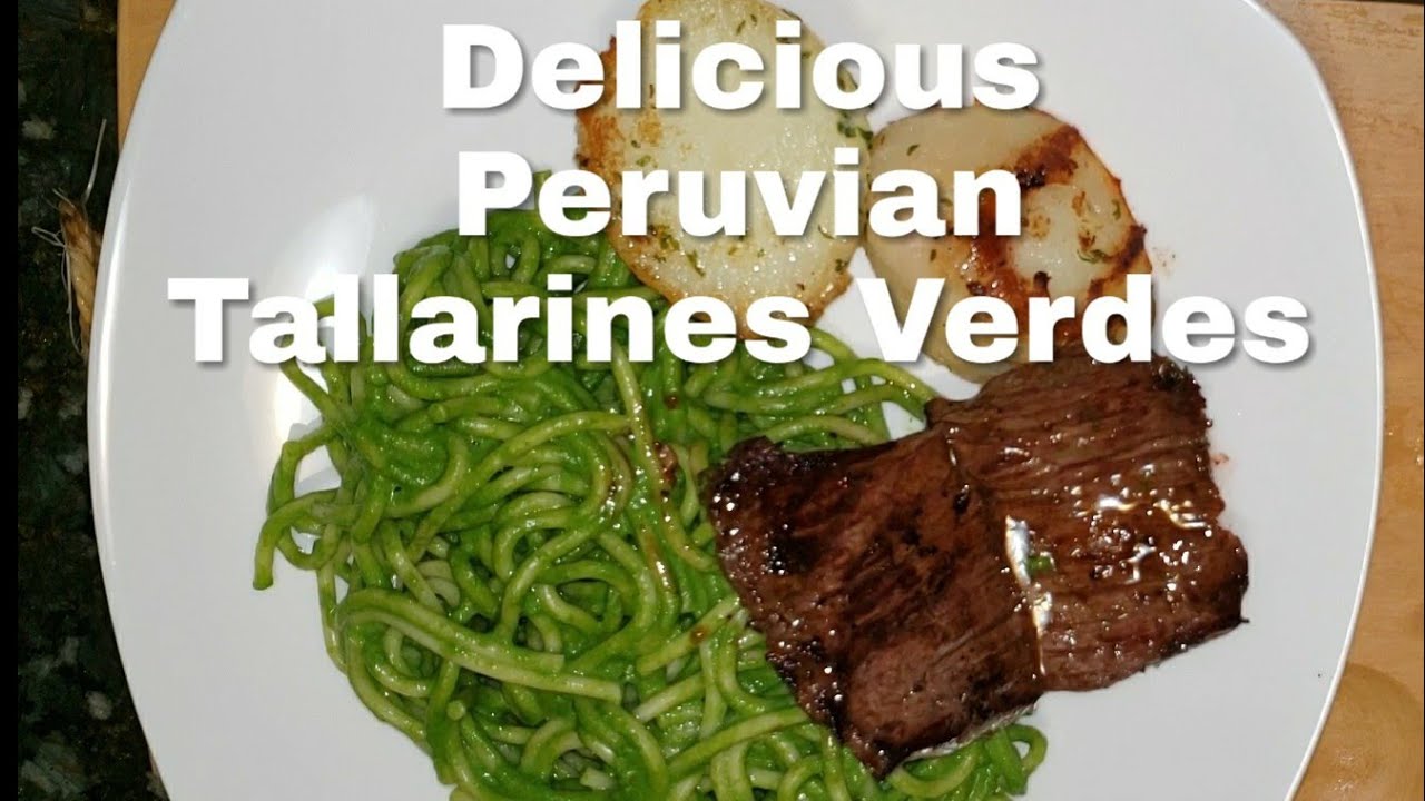 How To Make Peruvian TALLARINES VERDES (English) - YouTube
