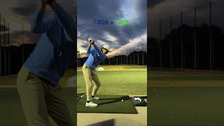 Shot shaping 7 iron vs 1 iron #golf