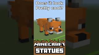 Do you want to build a fox? #short #shorts #minecraftshorts #minecraft