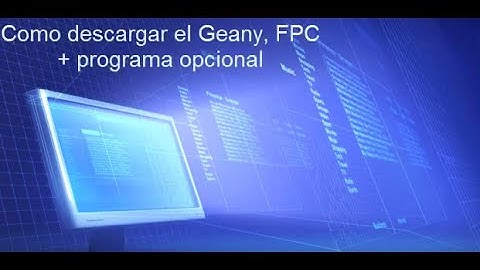 Como descargar geany para programar en C y C++
