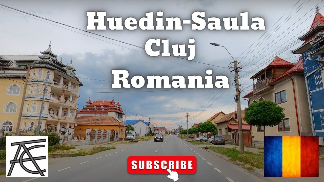 Huedin, Saula, Cluj, Romania 4K. Palate Huedin.
