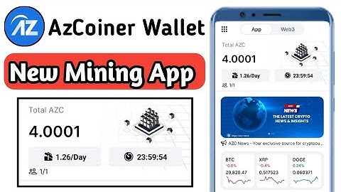New Crypto Mining App🔥|| AzCoiner Wallet || Free AZC Token Earning || New Crypto Loot 💸||