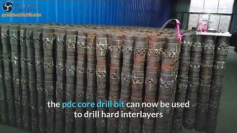 What are the technical breakthroughs of PDC core drill bit