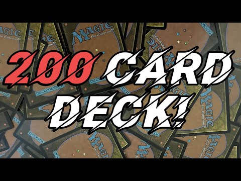 mtg arena 200 card deck Building A EDH Deck!  An Introduction To The Pile Method 200-Card Decks! | Extra Turns