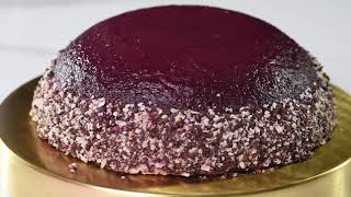 Indulge In A Decadent Choc Chip Cherry Dome With Chocolate, Pistachio Cherry Shards